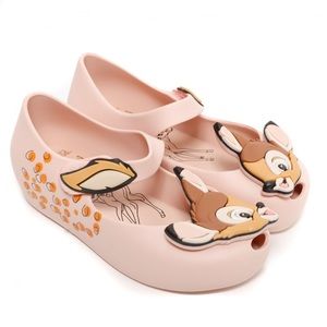 Adorable Mini Melissa Bambi Shoes Size 5